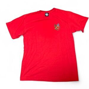 Santa-cruz Men's Red Vintage Skater T-shirt Size Medium